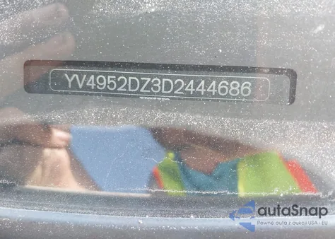 2013 Volvo Xc60 3.2 z USA, uszkodzony, nr VIN YV4952DZ3D2444686